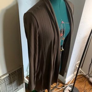 Taupe cardigan size small